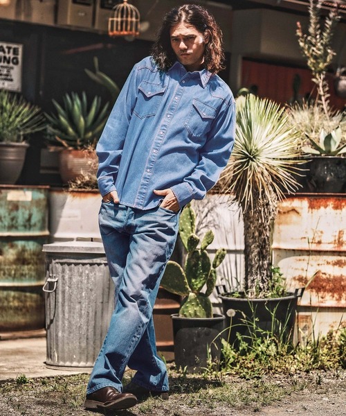 ms6139- DENIM SHIRT デニムシャツ（シャツ/ブラウス）｜WONDER WALL