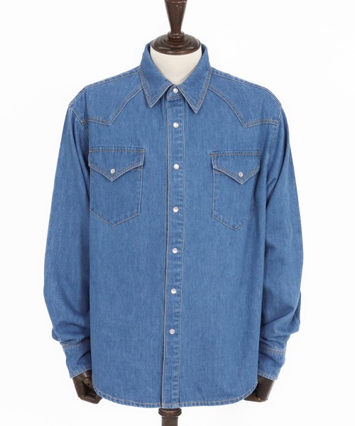 ms6139- DENIM SHIRT デニムシャツ（シャツ/ブラウス）｜WONDER