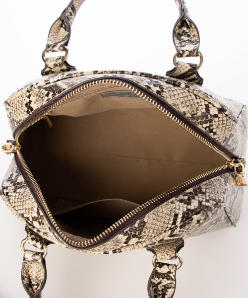 cache cache（カシュ カシュ）の「カシュカシュ cachecache / アソート合皮ボストンバッグ（ボストンバッグ・レディース・パイソン/シルバー・FREE）」の13枚目の写真