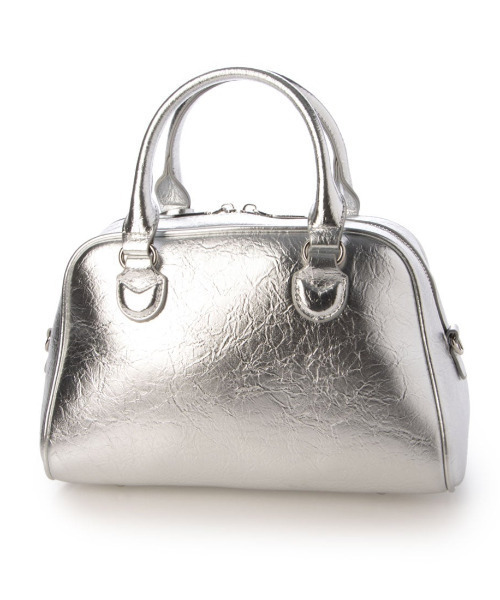 cache cache（カシュ カシュ）の「カシュカシュ cachecache / アソート合皮ボストンバッグ（ボストンバッグ・レディース・パイソン/シルバー・FREE）」の4枚目の写真