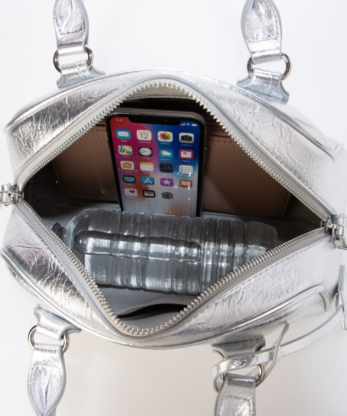 cache cache（カシュ カシュ）の「カシュカシュ cachecache / アソート合皮ボストンバッグ（ボストンバッグ・レディース・パイソン/シルバー・FREE）」の9枚目の写真