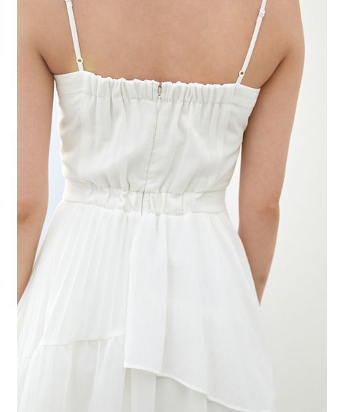 SNIDEL スナイデル アシメントリーティアードキャミワンピース アシメントリーティアードキャミワンピース | スナイデル(SNIDEL