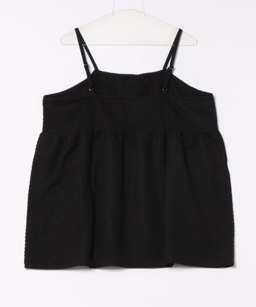 BELLUNA PLUS(ベルーナ)の「ジャカード素材ペプラムビスチェ(キャミソール・レディース・ブラック/ブラウン・X-LARGE/LARGE/MEDIUM)」の3枚目の写真