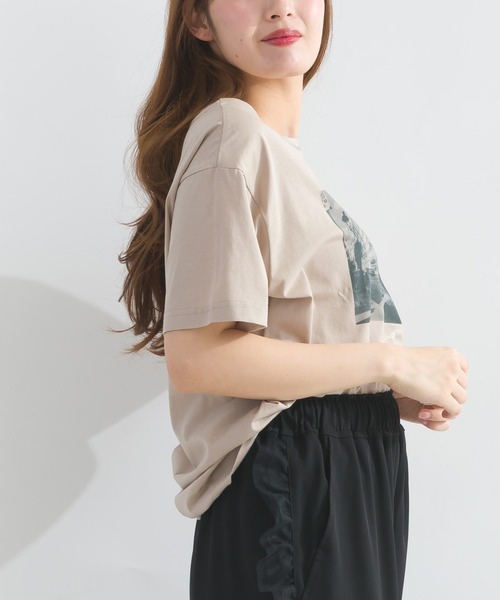 セール】フォトプリントシルケットTシャツ（Tシャツ/カットソー