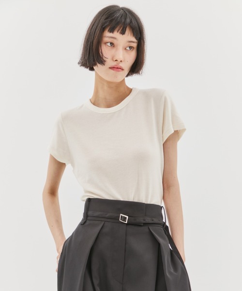 TODAYFUL/トゥデイフル】Compact Smooth T-shirts/コンパクト