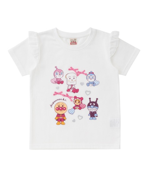 ANPANMAN KIDS COLLECTION（アンパンマンキッズコレクション）の「ぬいぐるみいっぱい半袖Tシャツ（Tシャツ/カットソー・キッズ・サックスブルー/オフホワイト・120cm/80ｃｍ/90cm/110cm/100cm）」の3枚目の写真