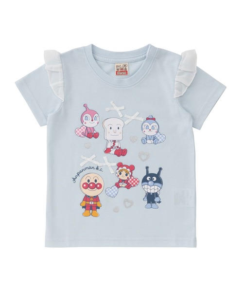 ANPANMAN KIDS COLLECTION（アンパンマンキッズコレクション）の「ぬいぐるみいっぱい半袖Tシャツ（Tシャツ/カットソー・キッズ・サックスブルー/オフホワイト・120cm/80ｃｍ/90cm/110cm/100cm）」の5枚目の写真