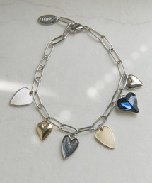 SMELLY | メタルハートチャームブレスレット(ブレスレット)