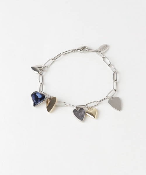 SMELLY(スメリー)の「メタルハートチャームブレスレット(ブレスレット・レディース・シルバー系その他・-)」の6枚目の写真