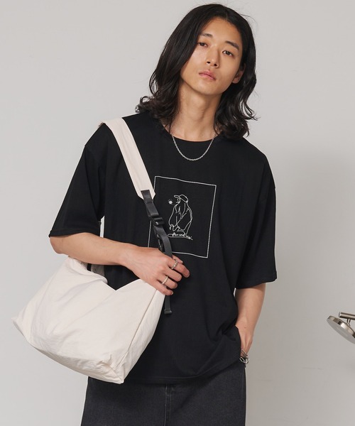 SEN TOKYO(セントーキョー)の「ナイロンライク メッセンジャーバッグ(ショルダーバッグ・メンズ・オレンジ/ホワイト/ブラック/カーキ・FREE)」の6枚目の写真