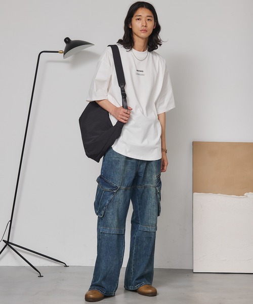 SEN TOKYO(セントーキョー)の「ナイロンライク メッセンジャーバッグ(ショルダーバッグ・メンズ・オレンジ/ホワイト/ブラック/カーキ・FREE)」の22枚目の写真