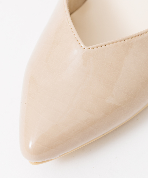 Au BANNISTER（オゥバニスター）の「OS/晴雨兼用Vｶｯﾄﾊﾟﾝﾌﾟｽ（パンプス・レディース・ベージュ/シルバー/ブラック系その他/グレイッシュベージュ・37/38/39/36/40/35）」の9枚目の写真