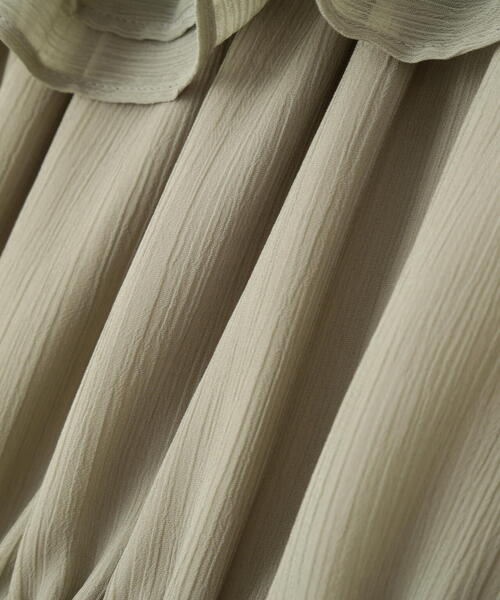 PROPORTION BODY DRESSING（プロポーションボディドレッシング）の「＜ウォッシャブル＞フリルギャザーブラウス / 1215210708（シャツ/ブラウス・レディース・ブラウン/カーキ/ブラック・FREE）」の6枚目の写真