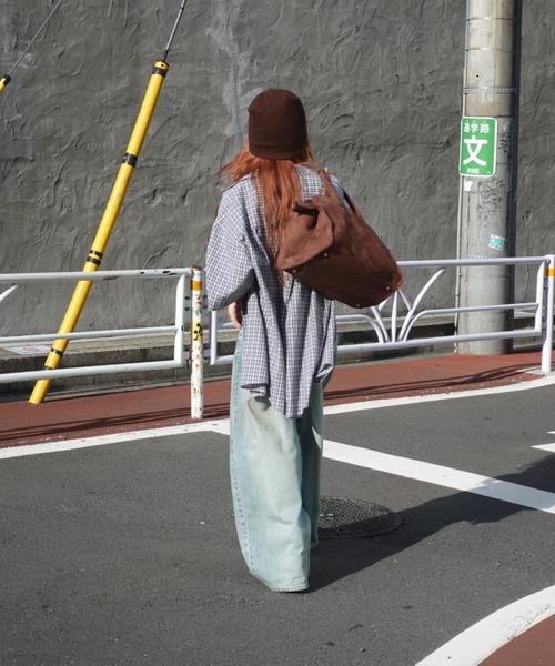 TEEN BOOP（ティーンブープ）の「VintageハーフスリーブチェックSH（シャツ/ブラウス・レディース・ブラック/ブルー・FREE）」の19枚目の写真