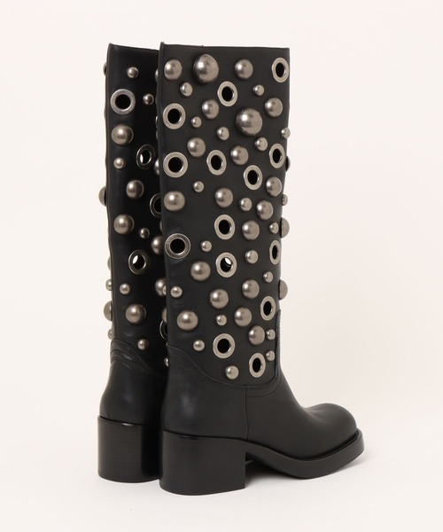 ラウンドスタッズ ロングブーツ Jeffrey Campbell│Jeffrey