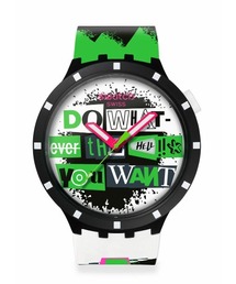 SWATCH（スウォッチ）の「LASH OUT（アナログ腕時計・メンズ）」