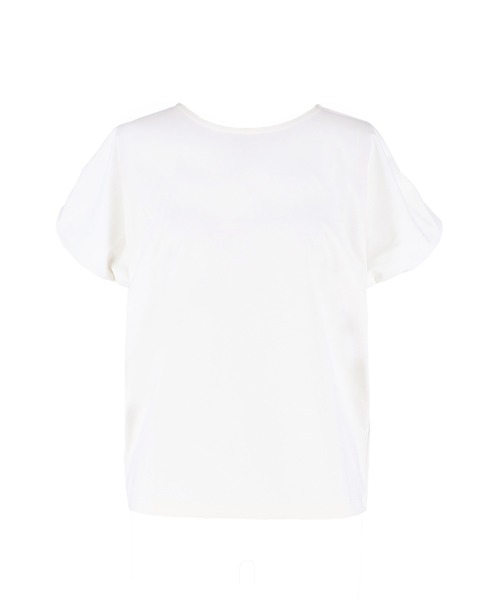 coca(coca)(コカ)の「シルキータッチバルーンスリーブトップス(Tシャツ/カットソー・レディース・ホワイト/ブラック・S/M/L)」の22枚目の写真