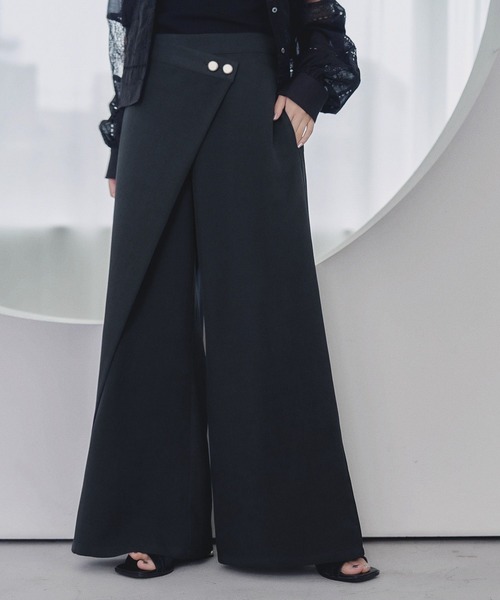 HARE（ハレ）の「メタルボタンラップパンツ(HARE)（その他パンツ・レディース・ブルー/チャコールグレー・FREE）」の21枚目の写真