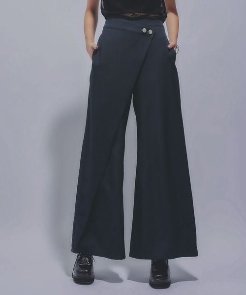 HARE（ハレ）の「メタルボタンラップパンツ(HARE)（その他パンツ・レディース・ブルー/チャコールグレー・FREE）」の22枚目の写真