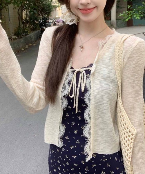 DOLCE&amp;GABBANA - DOLCE&amp;GABBANA 透かし編み柔らか美形フィットカーディガン 4Rt5yRavAtiCZ1ge9YGF8o5FCdm0eV