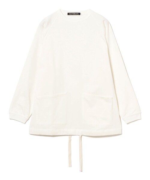 HAVERSACK(ハバーザック)の「HAVERSACK / Plain Stitch T-Shirt(Tシャツ/カットソー・レディース・チャコールグレー/ホワイト・2)」の11枚目の写真