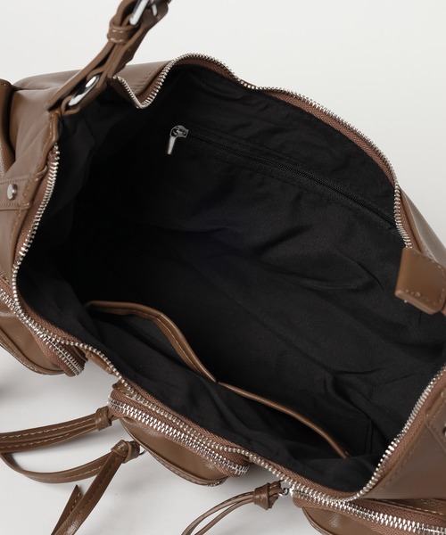 3.3 Field Trip （3.3フィールドトリップ）の「3.3 Field Trip／3ポケットショルダーバッグ（ショルダーバッグ・レディース・ブラック/ブラウン・ONE SIZE）」の8枚目の写真