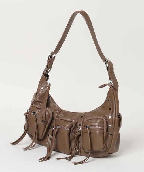 3.3 Field Trip （3.3フィールドトリップ）の「3.3 Field Trip／3ポケットショルダーバッグ（ショルダーバッグ・レディース・ブラック/ブラウン・ONE SIZE）」の17枚目の写真