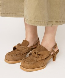 SLY(XC)RIBBON HEELED LOAFERS { q[h [t@[ H([t@[)