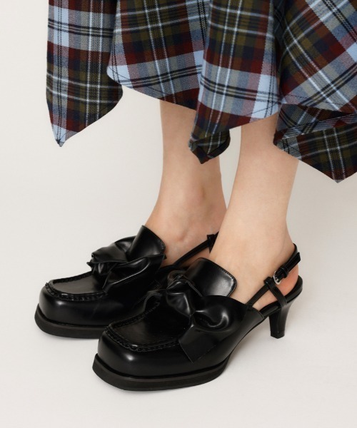 Riu Platform ribbon loafer ローファー Platform ribbon loafer – Riu