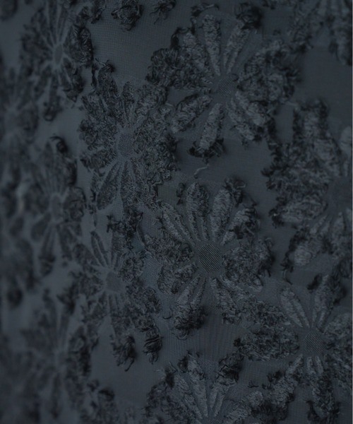 Libra Cue（リブラ キュー）の「フェザーサイドリボンジレワンピース（ワンピース・レディース・アイボリー/ブラック・FREE）」の16枚目の写真