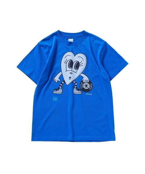 bonjour records（ボンジュールレコーズ）の「【chocomoo×bonjour records】 Don't Touch君 Tee Ver.1（Tシャツ/カットソー・レディース・ホワイト/ブラック/ブルー系その他4・FREE）」の6枚目の写真