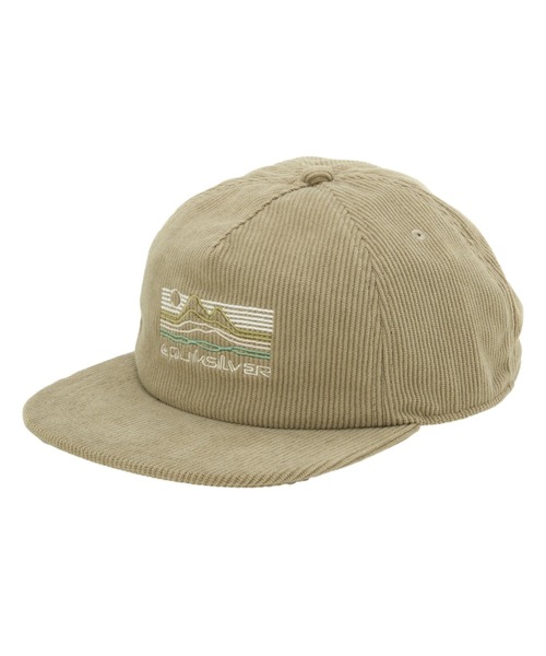 Quiksilver(クイックシルバー)の「BLUFF SHADE/クイックシルバーコーデュロイキャップ(キャップ・メンズ・ブラック/グリーン・FREE)」の1枚目の写真