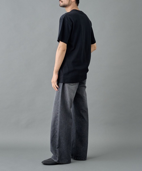 COLONY 2139（コロニートゥーワンスリーナイン）の「ルーズストレートデニム/ men's（デニムパンツ・メンズ・サックスブルー/ブラック・MEDIUM/LARGE）」の12枚目の写真