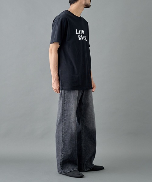 COLONY 2139（コロニートゥーワンスリーナイン）の「ルーズストレートデニム/ men's（デニムパンツ・メンズ・サックスブルー/ブラック・MEDIUM/LARGE）」の14枚目の写真