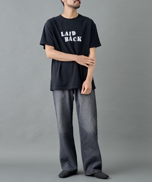 COLONY 2139（コロニートゥーワンスリーナイン）の「ルーズストレートデニム/ men's（デニムパンツ・メンズ・サックスブルー/ブラック・MEDIUM/LARGE）」の11枚目の写真