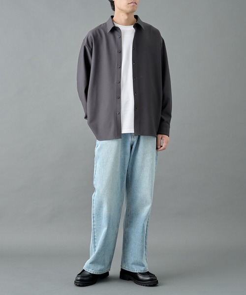 COLONY 2139（コロニートゥーワンスリーナイン）の「ルーズストレートデニム/ men's（デニムパンツ・メンズ・サックスブルー/ブラック・MEDIUM/LARGE）」の15枚目の写真