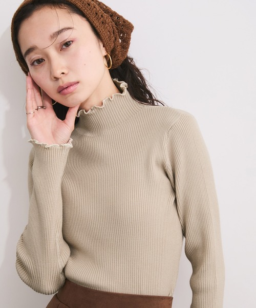 【フォローで10%オフ】AURALEE ウールメッシュ タートル ニット AURALEE】 WOOL HAIRLINE LIGHT TWEED OVERALLS / WOOL RASCHEL MESH