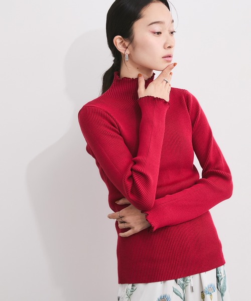 メランジタートルニットプルオーバー（ニット/セーター）｜LE CERCLE