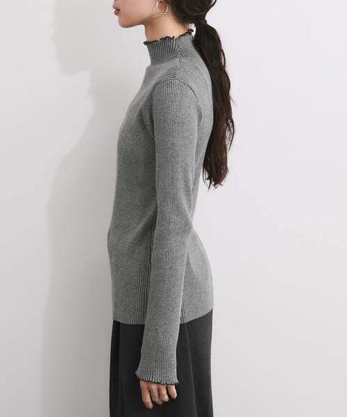 セール】メランジタートルニットプルオーバー（ニット/セーター）｜LE