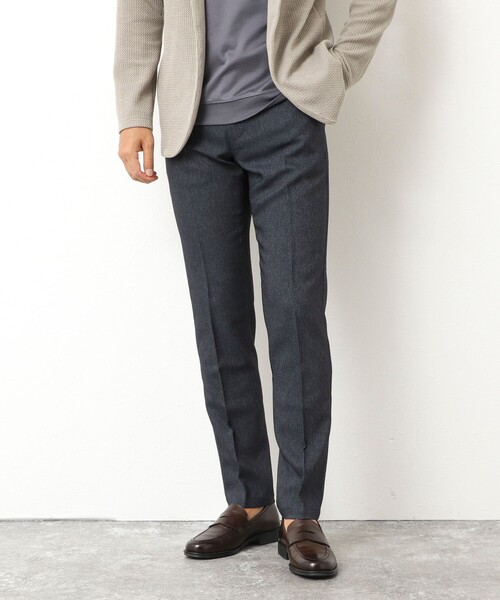 NOLLEY’S（ノーリーズ）の「《ビジカジ対応》吸水速乾 ツイルストレッチスリムフィット 25AW（チノパンツ・メンズ・グレー/ベージュ/インディゴブルー/ネイビー・XL/L/M/S）」の4枚目の写真