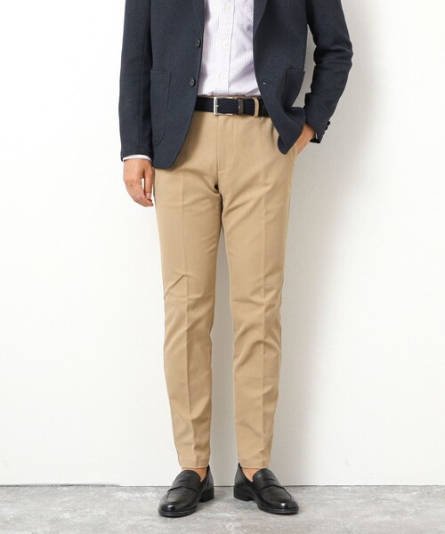 NOLLEY’S（ノーリーズ）の「《ビジカジ対応》吸水速乾 ツイルストレッチスリムフィット 25AW（チノパンツ・メンズ・グレー/ベージュ/インディゴブルー/ネイビー・XL/L/M/S）」の21枚目の写真