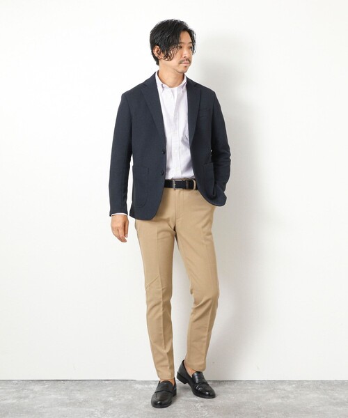 NOLLEY’S（ノーリーズ）の「《ビジカジ対応》吸水速乾 ツイルストレッチスリムフィット 25AW（チノパンツ・メンズ・グレー/ベージュ/インディゴブルー/ネイビー・XL/L/M/S）」の22枚目の写真