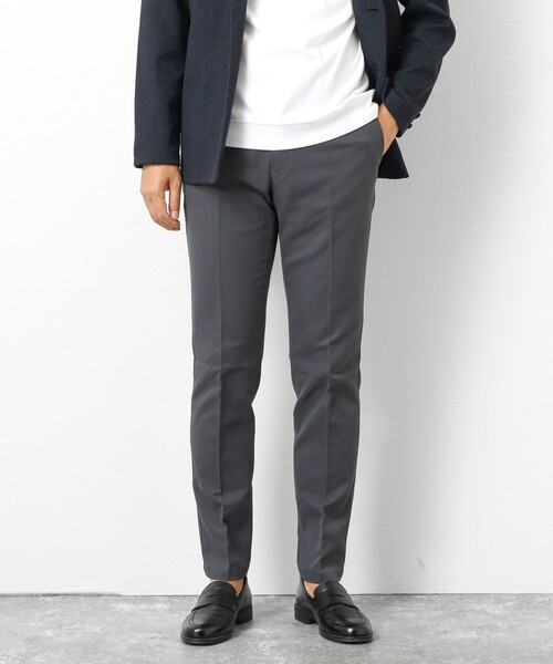 NOLLEY’S（ノーリーズ）の「《ビジカジ対応》吸水速乾 ツイルストレッチスリムフィット 25AW（チノパンツ・メンズ・グレー/ベージュ/インディゴブルー/ネイビー・XL/L/M/S）」の19枚目の写真