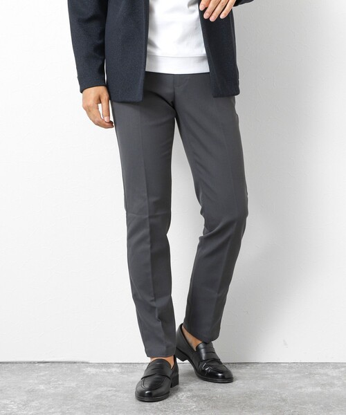 NOLLEY’S（ノーリーズ）の「《ビジカジ対応》吸水速乾 ツイルストレッチスリムフィット 25AW（チノパンツ・メンズ・グレー/ベージュ/インディゴブルー/ネイビー・XL/L/M/S）」の9枚目の写真