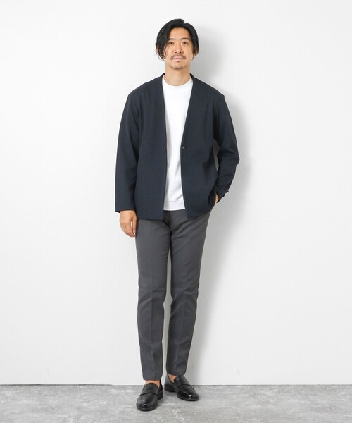 NOLLEY’S（ノーリーズ）の「《ビジカジ対応》吸水速乾 ツイルストレッチスリムフィット 25AW（チノパンツ・メンズ・グレー/ベージュ/インディゴブルー/ネイビー・XL/L/M/S）」の10枚目の写真