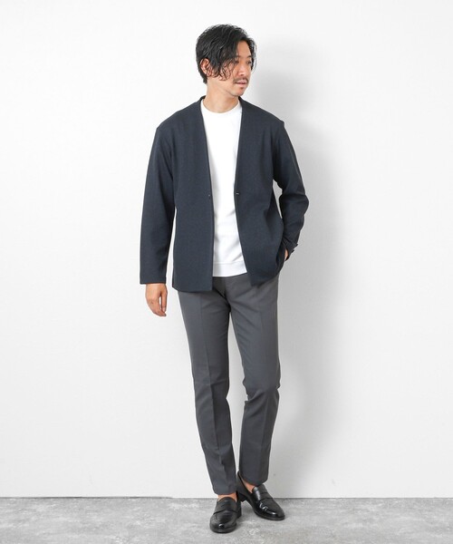 NOLLEY’S（ノーリーズ）の「《ビジカジ対応》吸水速乾 ツイルストレッチスリムフィット 25AW（チノパンツ・メンズ・グレー/ベージュ/インディゴブルー/ネイビー・XL/L/M/S）」の11枚目の写真