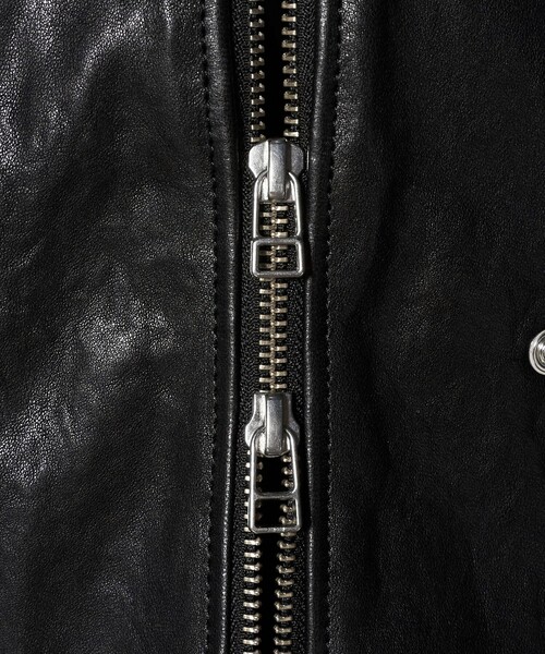 AEWEN MATOPH(イウエン マトフ)の「<AEWEN MATOPH>リブカラーレザーブルゾン(ブルゾン・レディース・ブラック・36/38)」の21枚目の写真