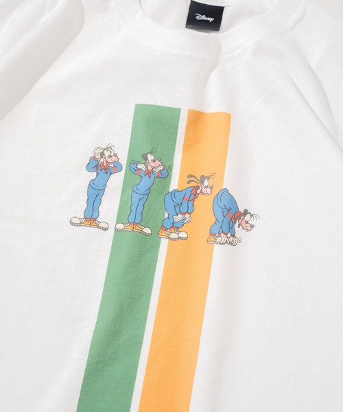 Disney(ディズニー)の「【Disney】レトロ「グーフィー」プリント/半袖Tシャツ/ディズニー/グーフィー(Tシャツ/カットソー・レディース・ホワイト・MEDIUM/LARGE/X-LARGE)」の7枚目の写真