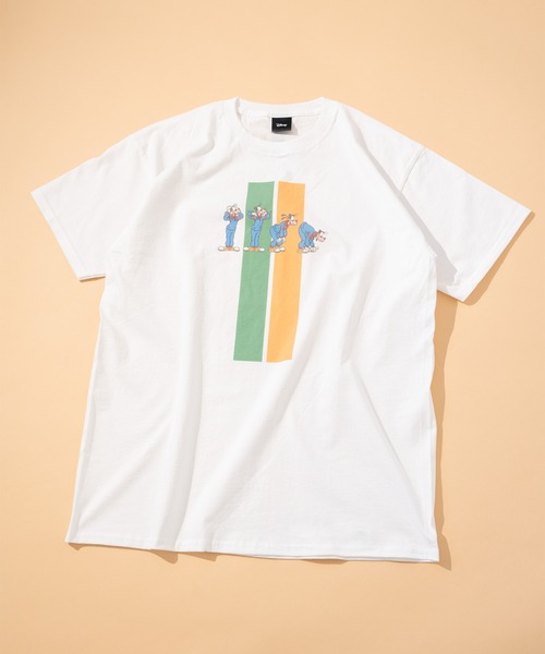 Disney(ディズニー)の「【Disney】レトロ「グーフィー」プリント/半袖Tシャツ/ディズニー/グーフィー(Tシャツ/カットソー・レディース・ホワイト・MEDIUM/LARGE/X-LARGE)」の2枚目の写真