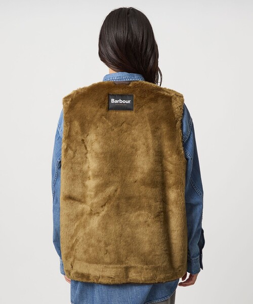 Barbour 別注green labelベスト リバーシブル 別注】＜Barbour＞GLR リバーシブル ベスト
